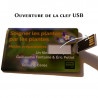 Ouverture de la clef USB